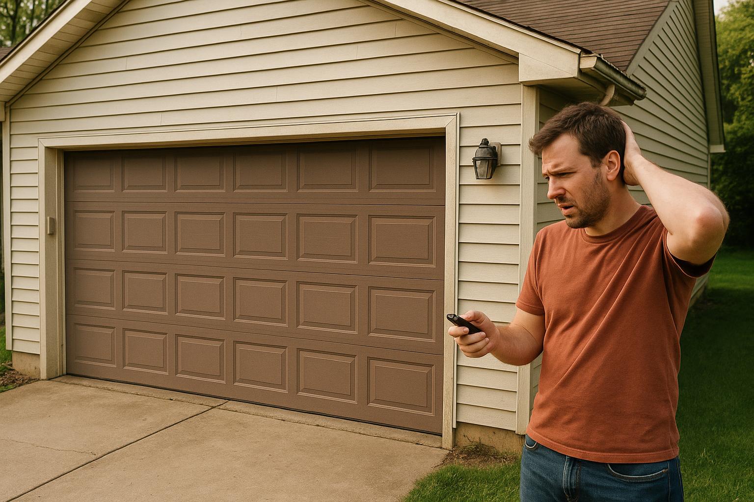 What to Do When Your Garage Door Won't Open or Close